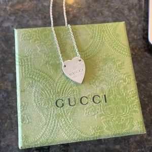 Gucci heart necklace